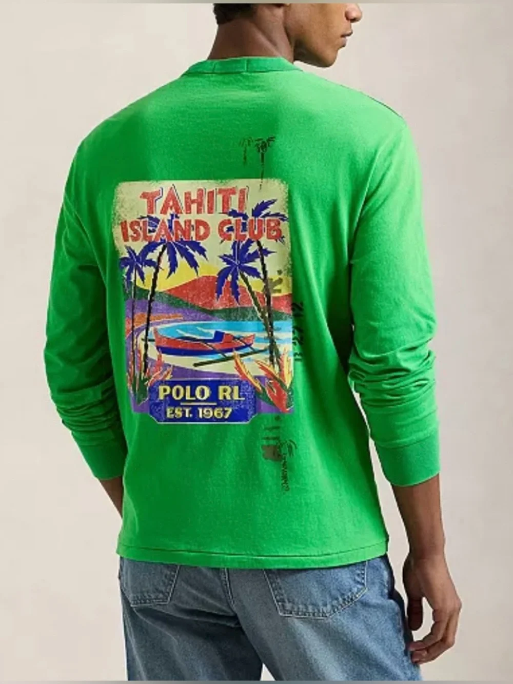 POLO RALPH LAUREN Classic Fit Jersey Graphic T-Shirt size M